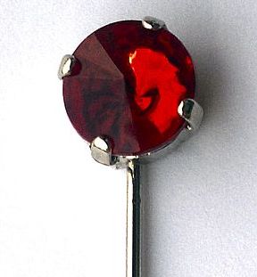 Alfiler cristal