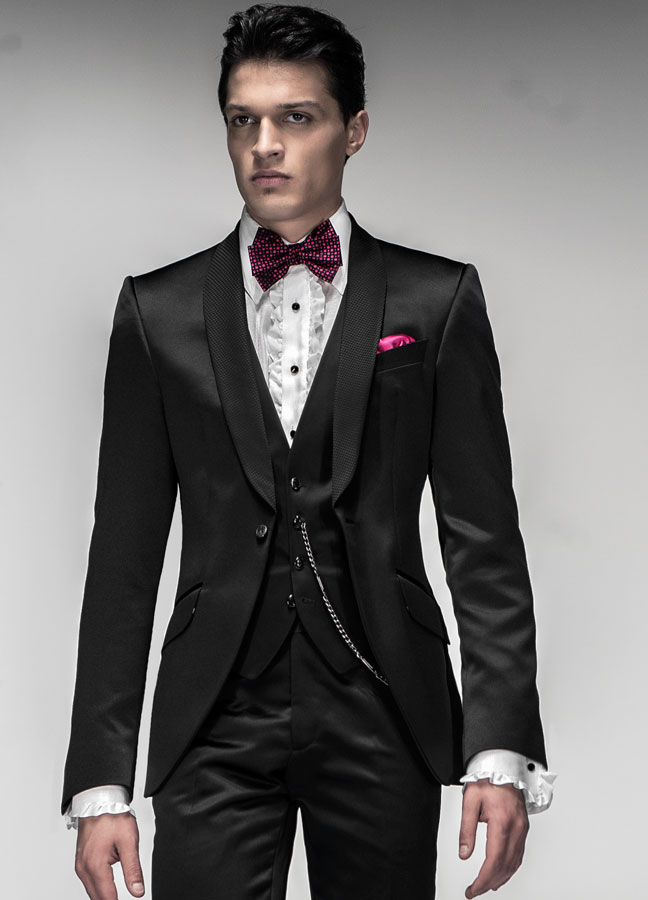ONGala 462 - Abito moda raso nero