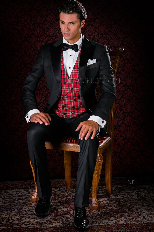ONGala 1911 - Smoking sposo elegante nero