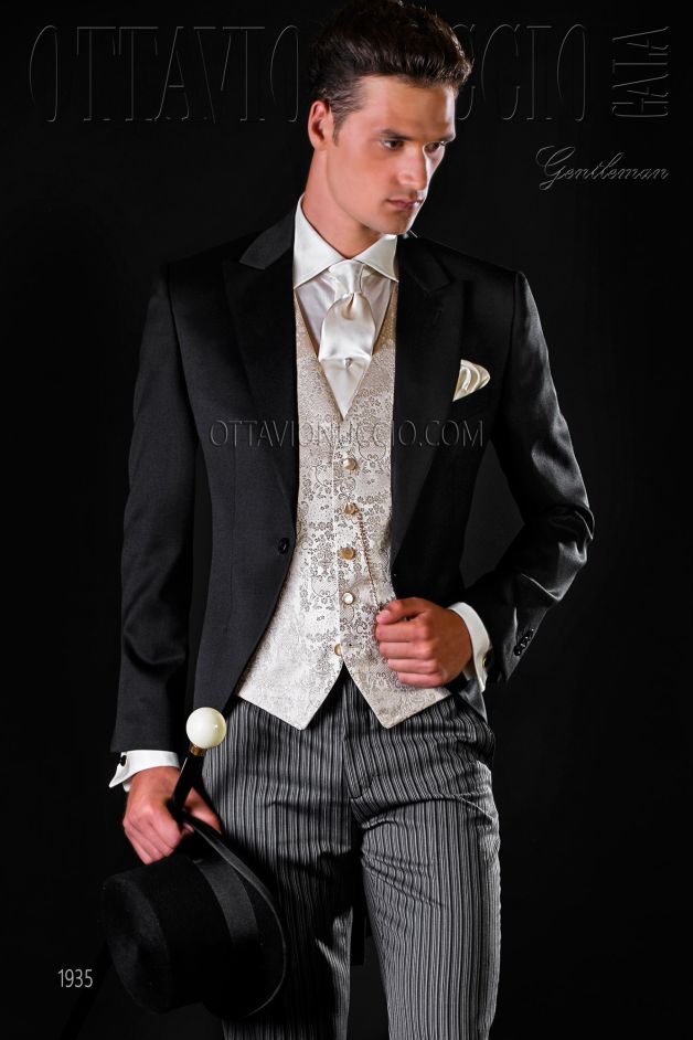 ONGala 1935 - Tait spezzato classico nero e grigio