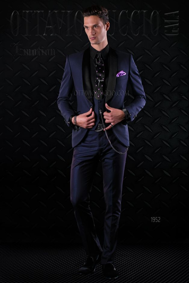 ONGala 1952 - Vestito sposo alternativo blu e nero