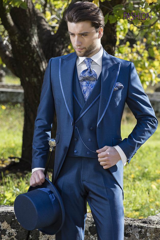 ONGala 2175 - Abito uomo fashion blu da cerimonia