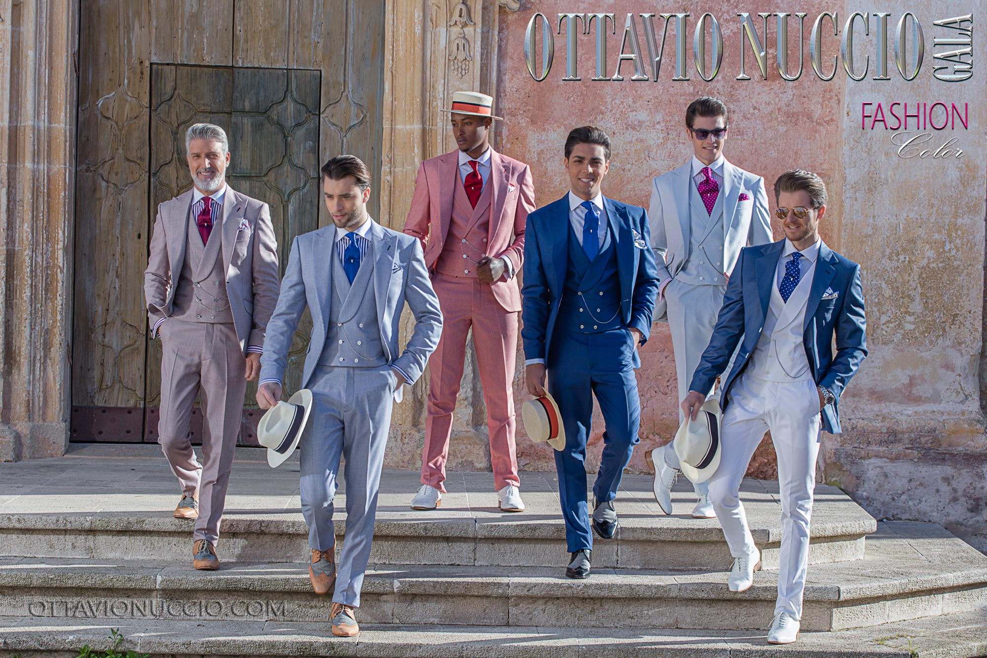 Trajes de colores para bodas de verano. Lìnea Fashion Color