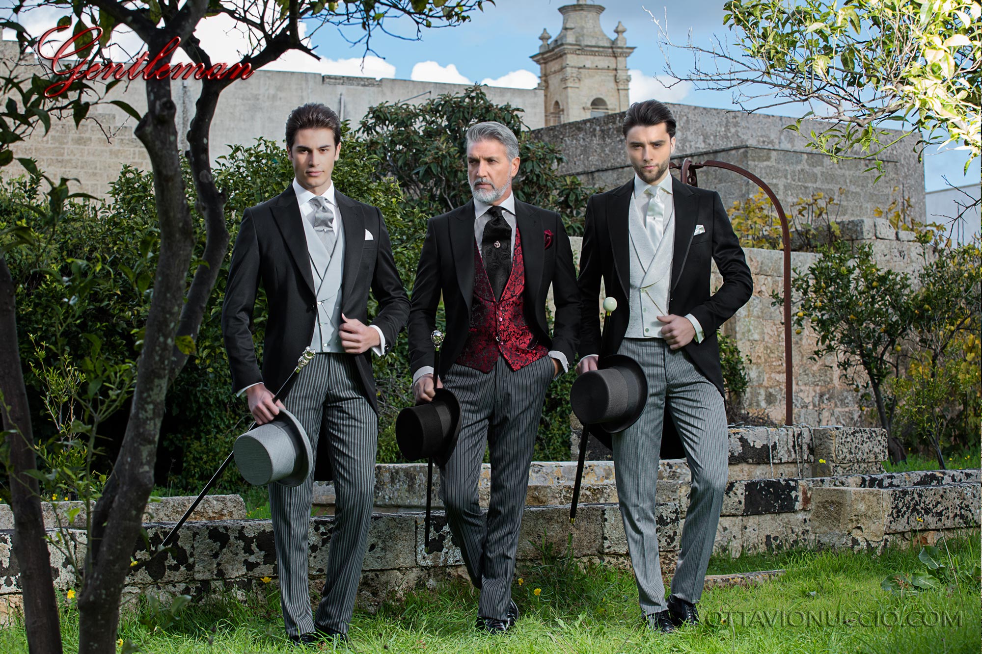 Chaqués y trajes de novio elegantes, Línea Gentleman